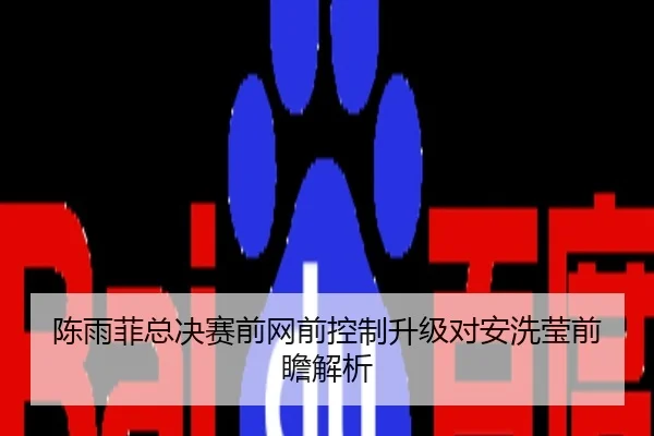 陈雨菲总决赛前网前控制升级对安洗莹前瞻解析